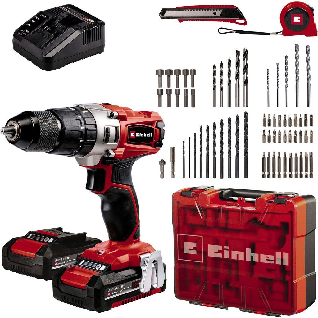 EINHELL TE-CD 18/2 Li-i +64 Akku-Schlagbohrschrauber